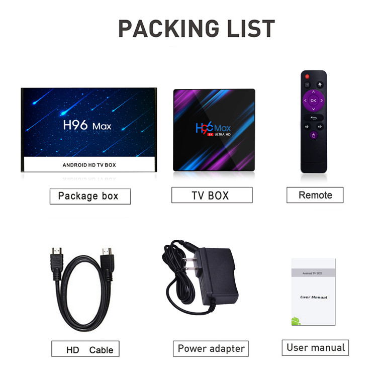 H96 max rk3318 tv box